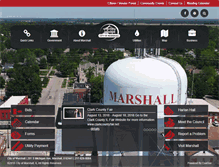 Tablet Screenshot of marshall-il.com